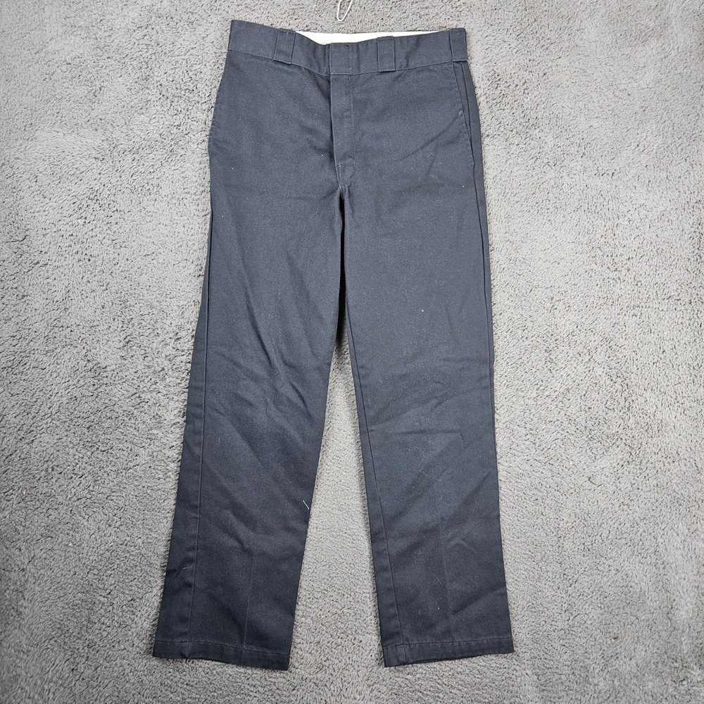 Dickies 874 Original Fit Mens‎ Work Pants Black 31x32 Straight Leg Chinos 874BK
